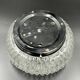 Glashütte Limburg vintage glass ceiling light rose