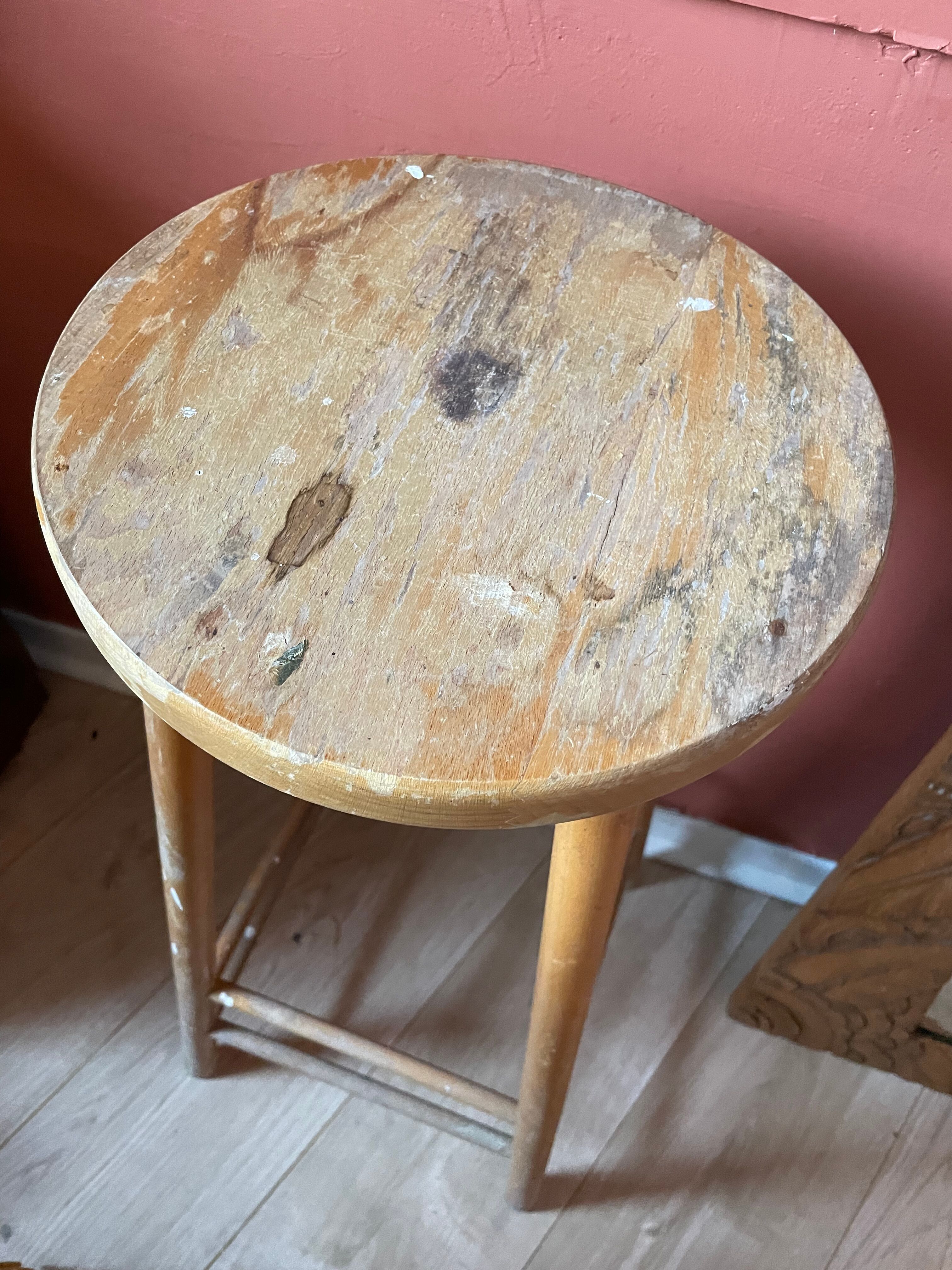 Wooden stool