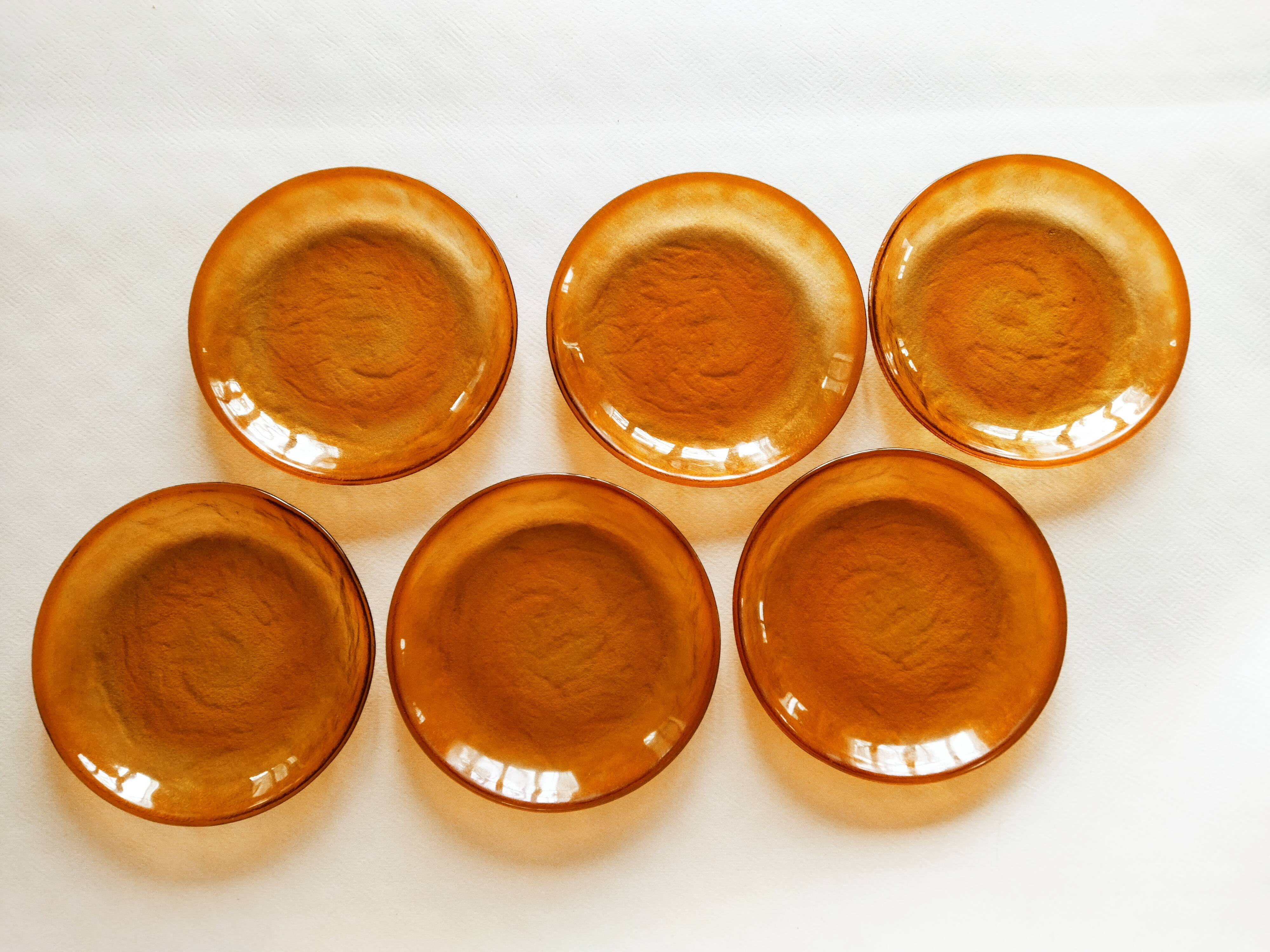 12 flat plates Arcoroc Sierra Ambre