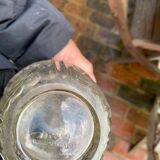 Art Deco carved glass