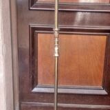 Lampadaire 3 pieds cuivre et abat-jour ancien