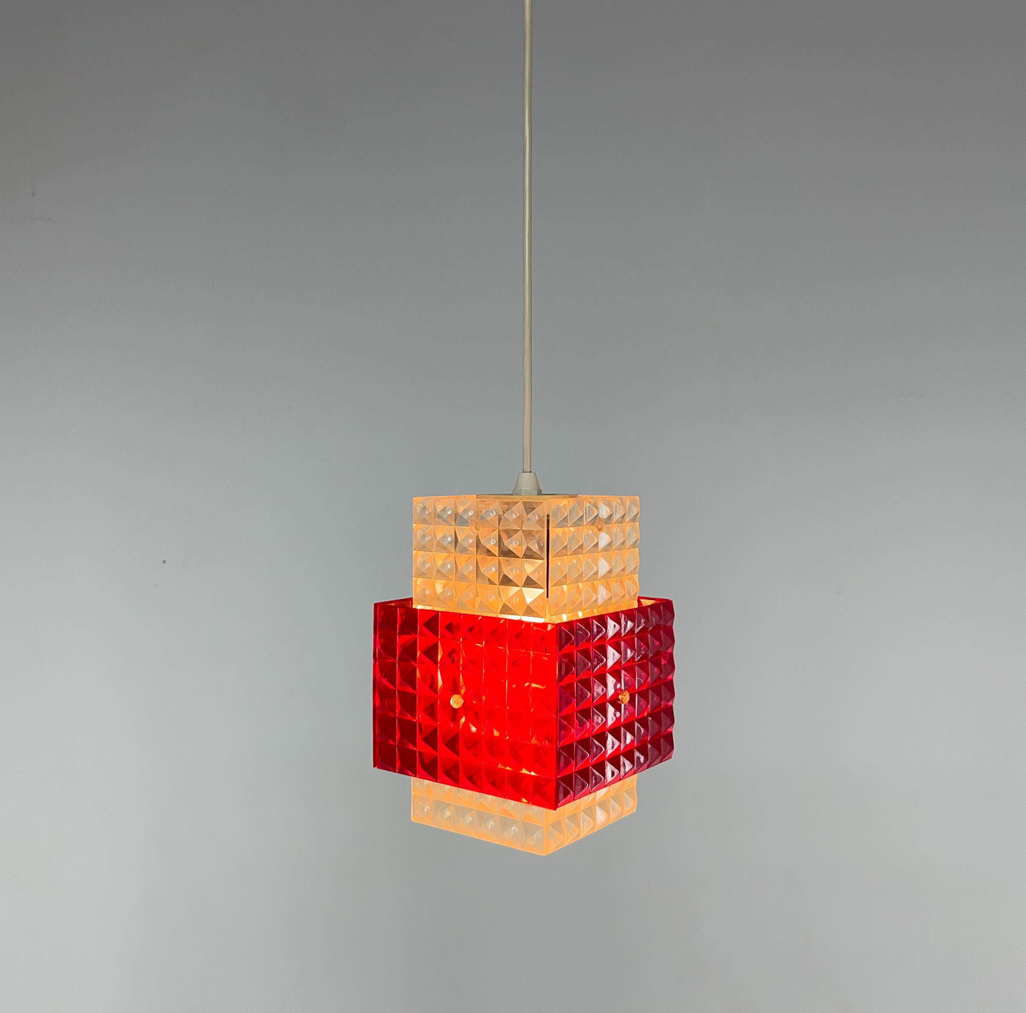 1970's Plastic Pendant Light, Germany