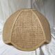 Vintage rattan flower pendant lamp