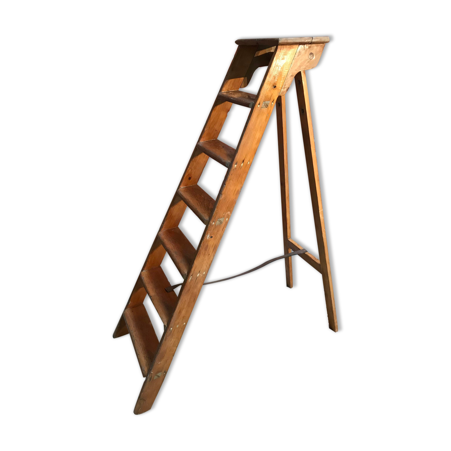 Wooden stepladder