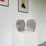 Pair of cement planters, 1900