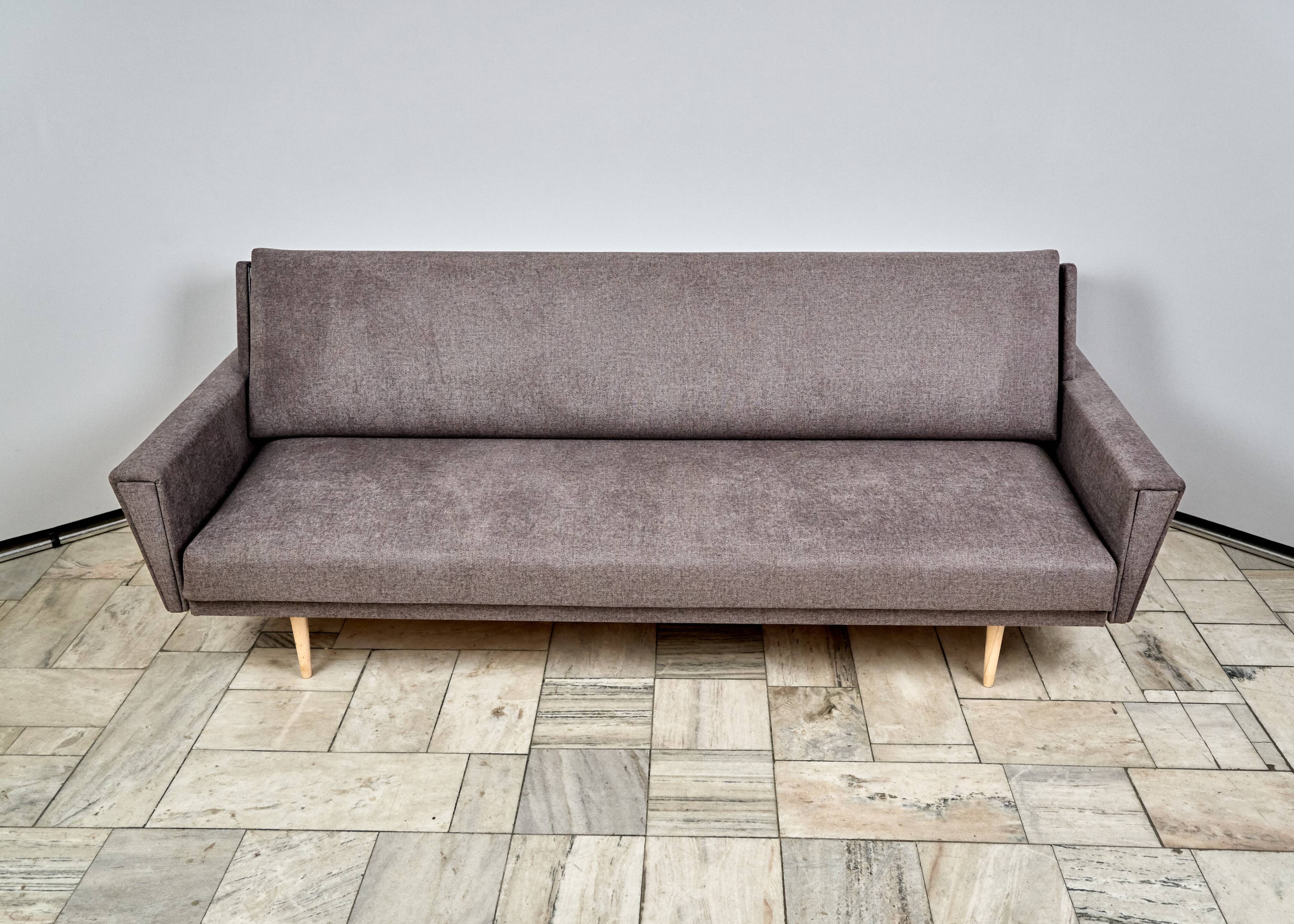 Vintage Sofa Bed by UP-Zavody, 1960s, Czechoslovakia
