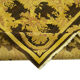 Handwoven Persian Overdyed 273 cm x 372 cm Yellow Wool Carpet