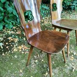 Pair of Baumann Gentiane model chairs