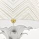 Lampe de table Hollywood Regency en forme d'ananas blanc style Tommaso Barbi, Italie, années 1970