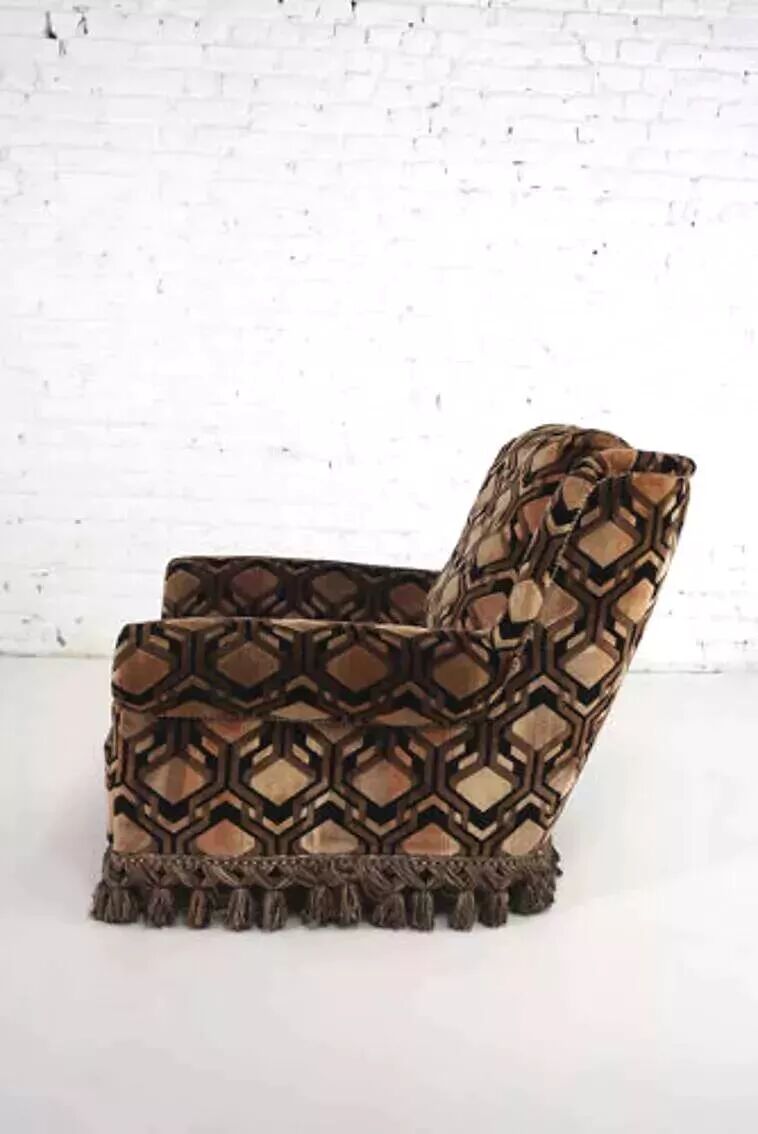 Set of 2 fabric armchairs