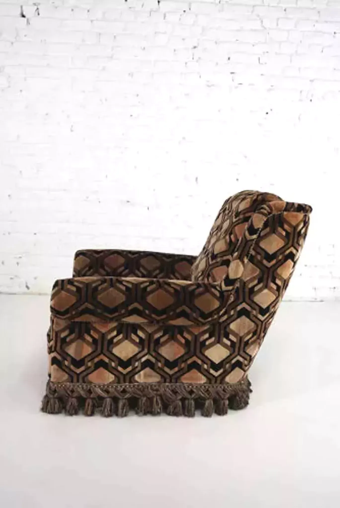 Set of 2 fabric armchairs