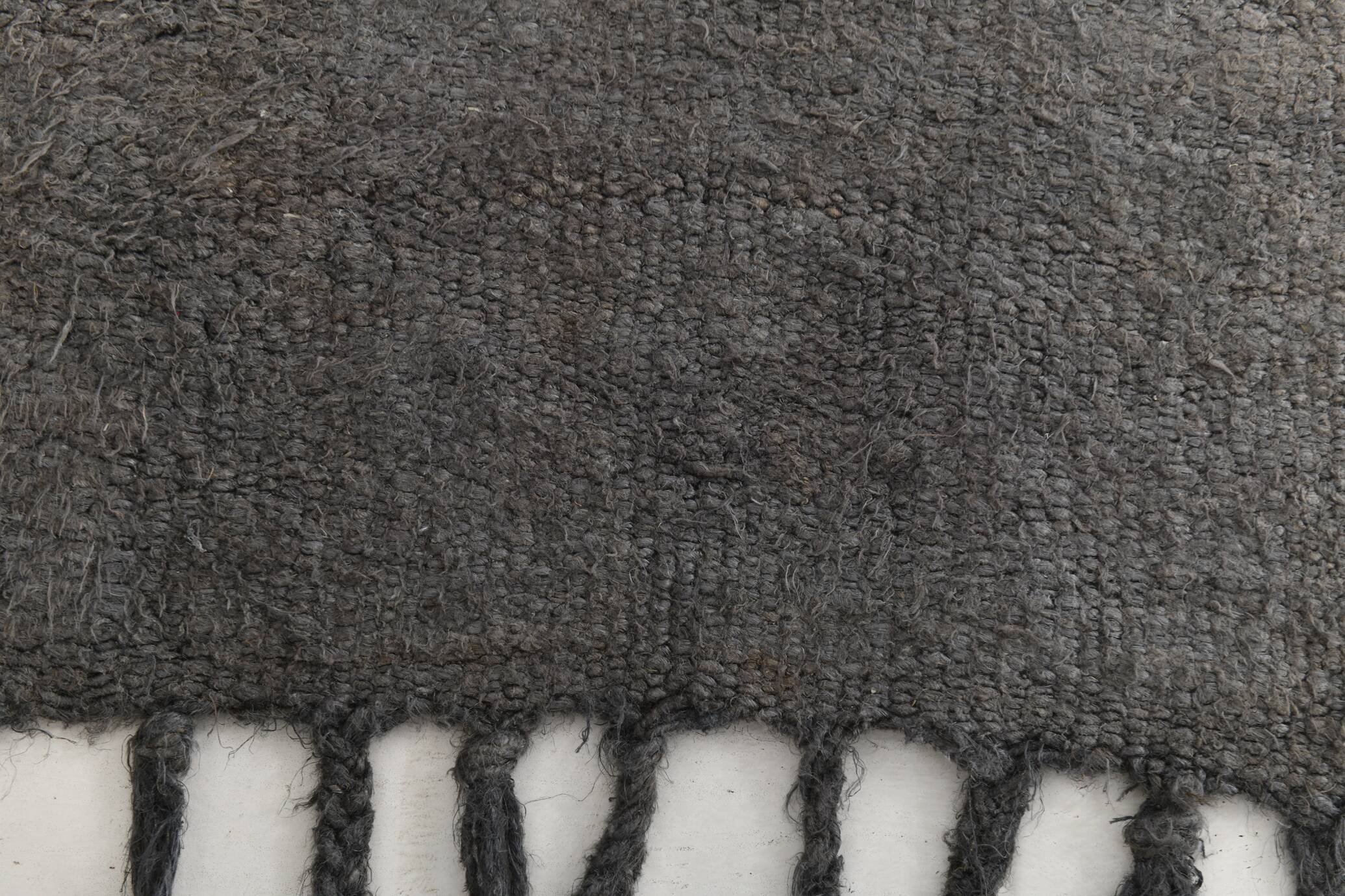 2x8 Mid Century Modern Gray Kilim Runner Rug, 60x254Cm