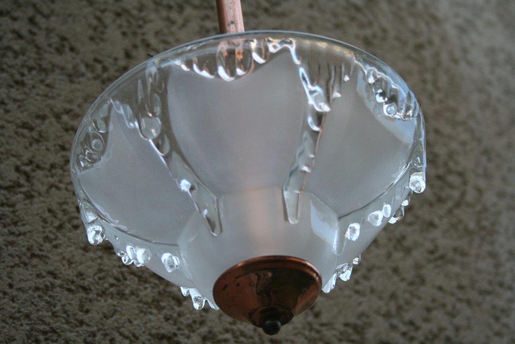 Hanging Deco brass glass Icicle Ezan