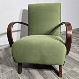 Fauteuil Art Déco par Jindrich Halabala, 1940s