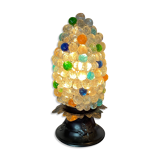 lamp night light tulip bunches of grapes murano glass