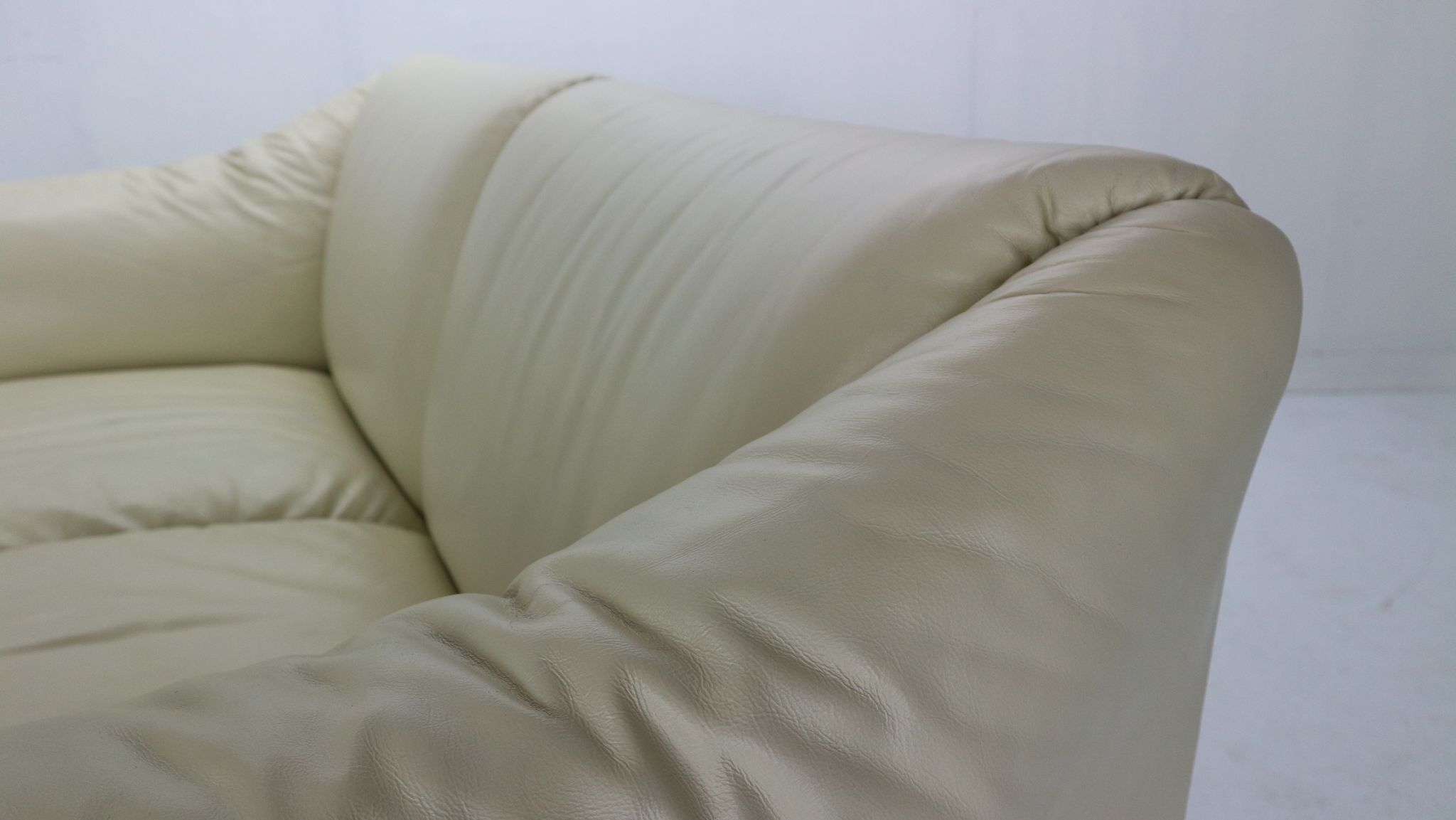 Leather sofa Mario Bellini "Tentazione" for Cassina, 1970s