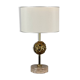 Angelo Brotto for Esperia — Sculptural Travertine Table Lamp, Italy, 1970s