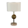 Angelo Brotto for Esperia — Sculptural Travertine Table Lamp, Italy, 1970s