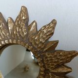 Vintage sunburst mirror, 1960s