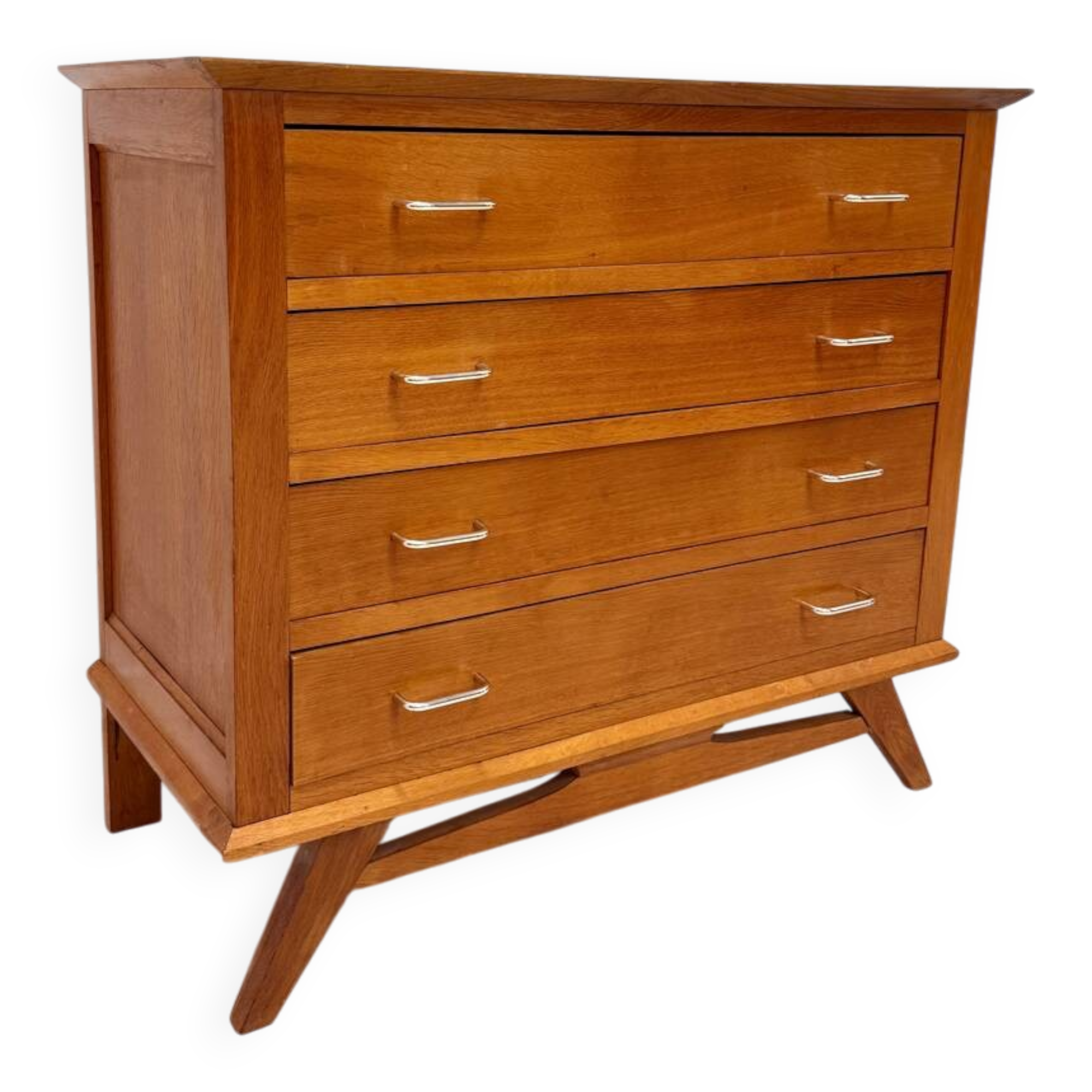 Vintage chest of drawers with tapered legs