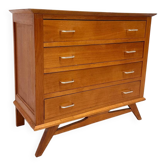 Vintage chest of drawers with tapered legs