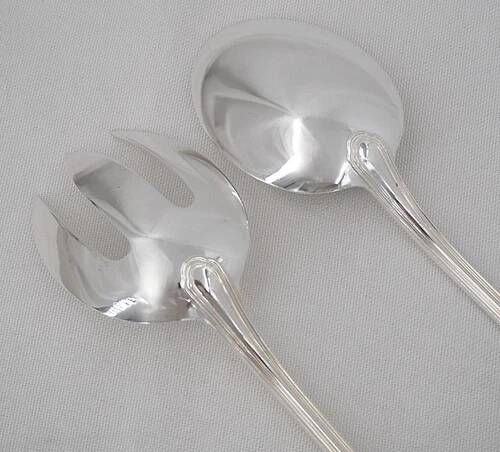 Christofle Spatours, cutlery set, 2-piece stew, silver-plated metal in near new condition.