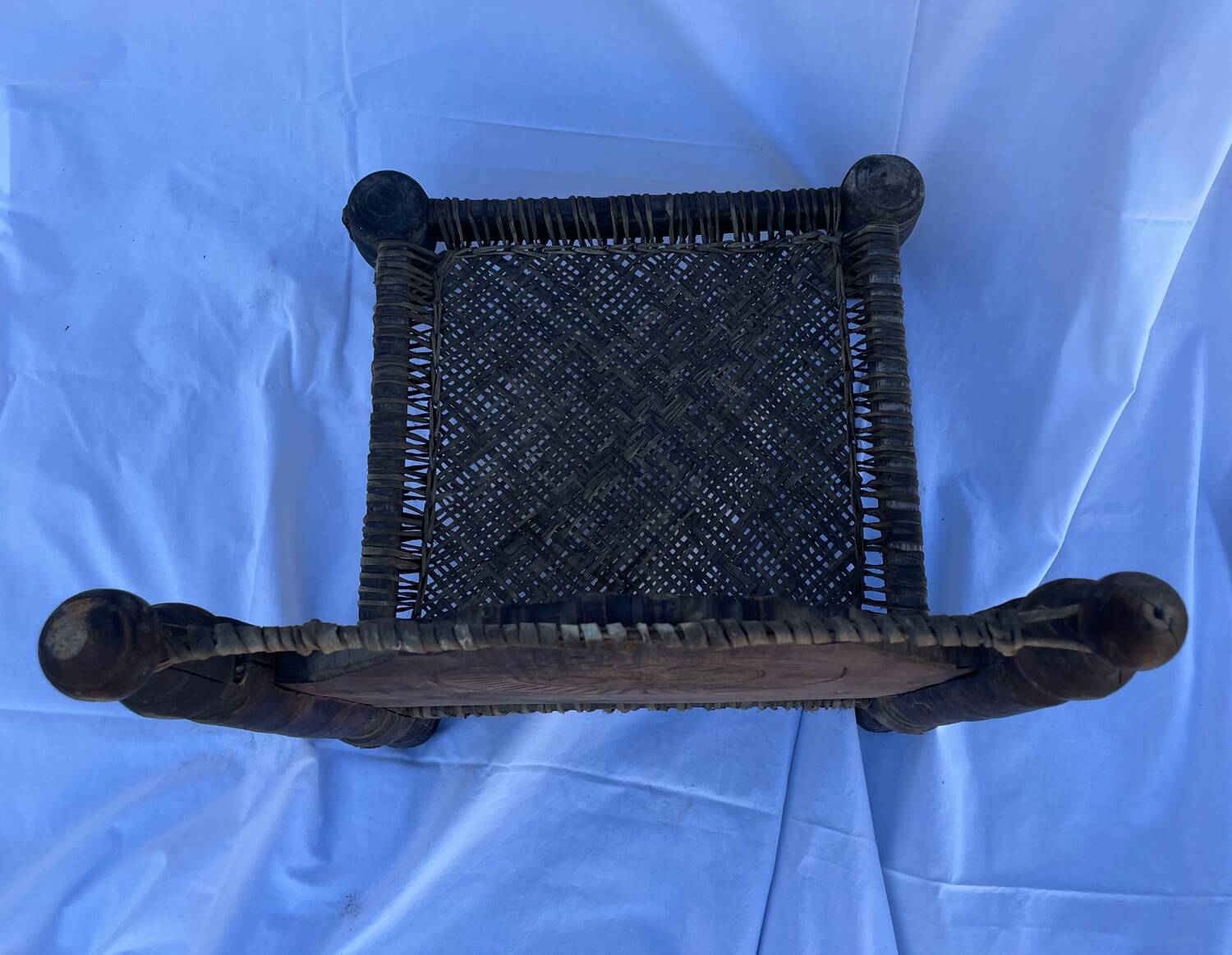 Traditional low Indian chair