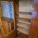 Art Deco mahogany library from the 1930s.