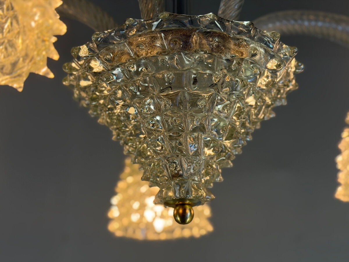 Venetian lustre model Rostrato by Barovier and Toso, circa 1930.