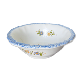 Empty pocket bowl from the Faïencerie de France model Moustier