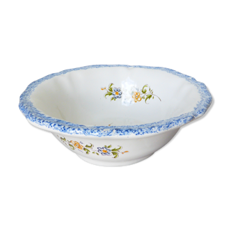 Empty pocket bowl from the Faïencerie de France model Moustier