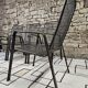 Lot 4 fauteuils vintage 1970" jardin terrase