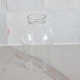 Vintage transparent glass lampshade