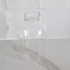 Vintage clear glass lampshade