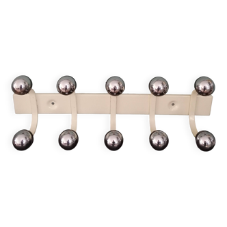 White lacquered coat rack Circa 1950