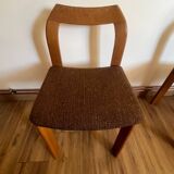 2 wooden chairs