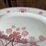 1900s oval serving dish KG Lunéville Lucien