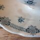 Sauceboat ironstone 1900 - Sarreguemines earthenware Adria series