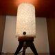 Scandinavian style tripod table lamp in teak by Arlus circa 50's/ 60