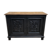 Black wood bottom sideboard
