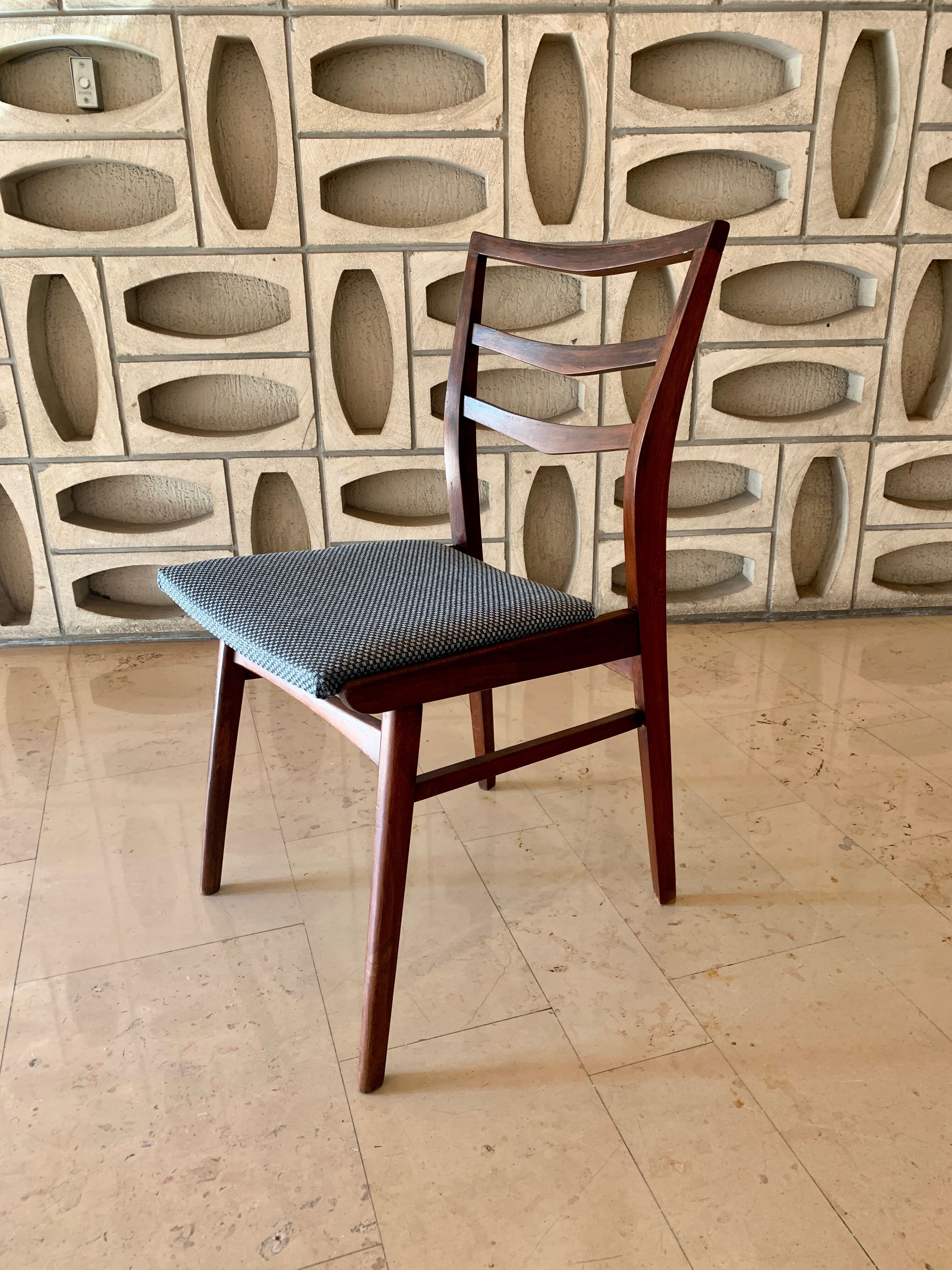 Scandinavian teak chairs and new seats