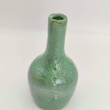 Elegant Emerald Green Ceramic Bottle