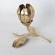 Brass flower ashtray