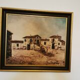 Landscape painting signed