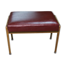 Tabouret rembourré Tchécoslovaquie des années 1960