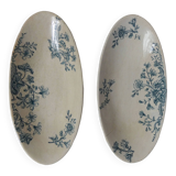 2 flower bowls althaea