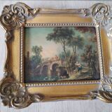 Miniature painting canvas f. butcher