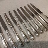11 dessert knives with 800 silver handles, Swiss goldsmith Jezler net