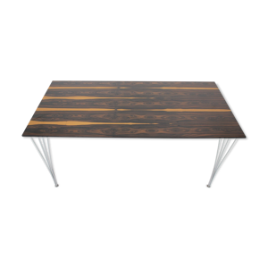 Table à manger rectangulaire des années 1980 par Piet Hein, Bruno Mathsson et Arne Jacobsen pour Friz Hansen, Rest