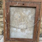 Vintage painting – Oil on canvas flower bouquet – signed – 1950s